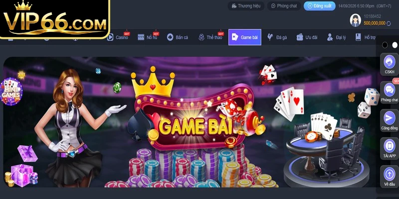 Game bài Vip66 là hạng mục mang đến trải nghiệm giải trí đỉnh cao